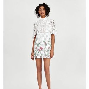 Zara Embroidered dress